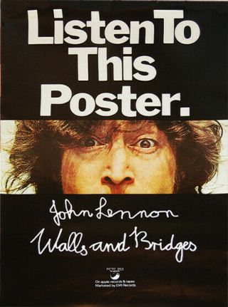 John Lennon - Walls & Bridges - Listen To This Poster