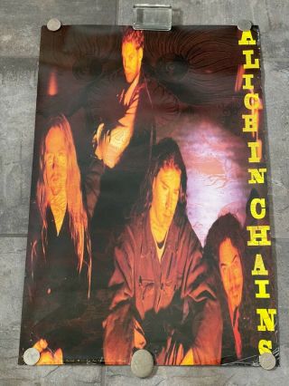Alice In Chains Rare Vintage 1995 S/t Label Promo Poster 24x36 Layne Staley