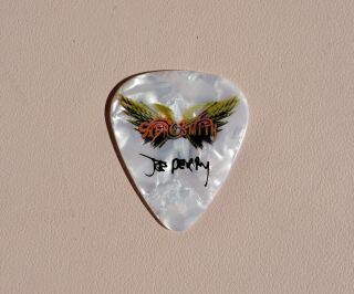 Aerosmith - M.  E.  G.  A Rare Joe Perry Guitar Pick From Park Theater Las Vegas 2020