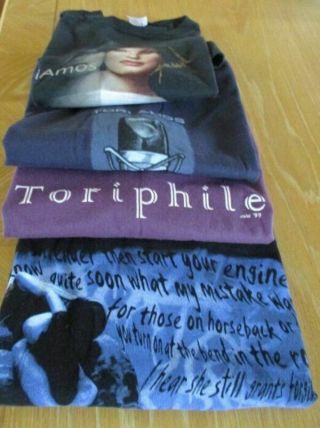 Tori Amos - 4 Vintage Concert T - Shirts - Xl - Never Worn