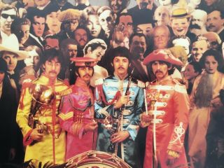 THE BEATLES,  SERGEANT PEPPERS,  LONELY HEARTS,  CLUB BAND,  RARE AUTHENTIC 1987 POSTER 3