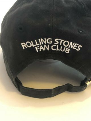 ROLLING STONES FAN CLUB A BIGGER BANG TOUR CAP HAT - VERY COLLECTIBLE.  FAN CLUB 2