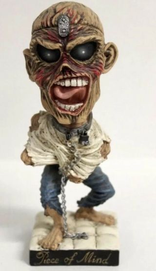 Neca Iron Maiden Eddie Piece Of Mind Bobble Head 8 " Action Figure