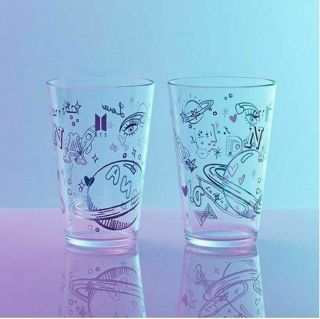 Bts X Lilfant Dna Official Authentic Party Jumbo Cup 2p Set 500ml 2