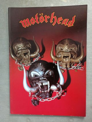 Motorhead Iron Fist Tour Programme