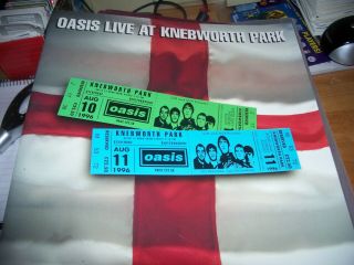 Oasis Live At Knebworth Park Programme