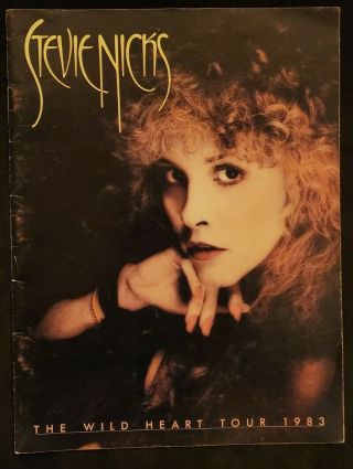 Stevie Nicks 1983 The Wild Heart Tour Concert Program Book