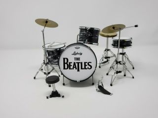 Miniature Drum Ludwig Beatles John Lennon Ringo Starr.  Mini Drum Set