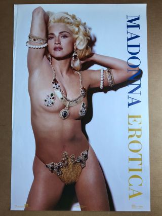 Madonna Erotica Poster 1992