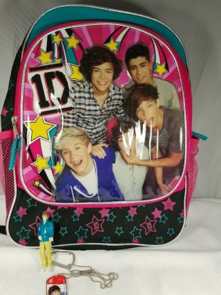 1d One Direction Backpack Dog Tag Figure.  Near.