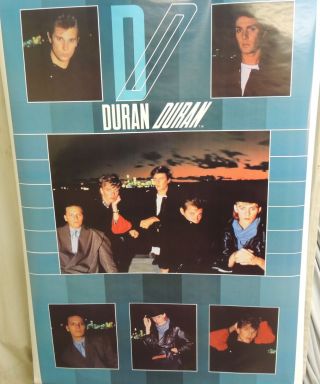Duran Duran Poster 1984 Vintage Rock N Roll Music 40 " X 57 1/2 "