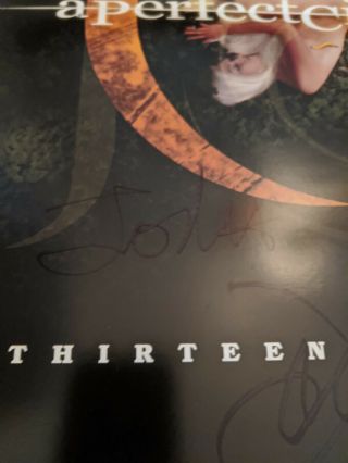 A Perfect Circle 13th Step Album Poster Autographed - Billy Howerdel & James Iha 3