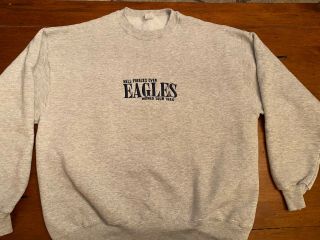 Vintage Eagles Hell Freezes Over Concert World Tour Sweatshirt XL Gray 1994 2