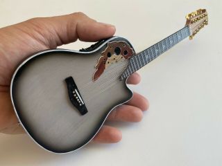 Melissa Etheridge Guitar Collectible 12 - String Ovation Adamas Model Mini Guitar 2