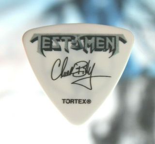 Testament // Chuck Billy Tour Guitar Pick / Dublin Death Patrol Exodus Megadeth