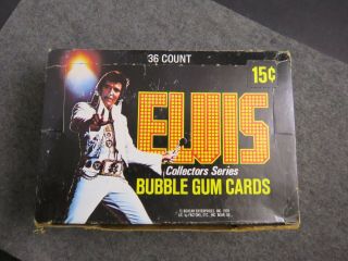 Ekim Elvis Presley 1978 Donruss Bubble Gum Cards - Counter Box:36 Packs