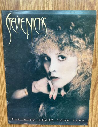 Stevie Nicks 1983 The Wild Heart Concert Program Book Booklet Vintage Fleetwood