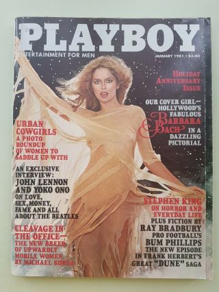 John Lennon Playboy Interview Dec 1980 & Mrs Ringo Starr Barbara Bach Jan 1981