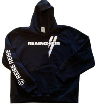 Reise Reise Rammstein Comfy Black Concert Logo Graphic Hoodie Sweatshirt Xxl