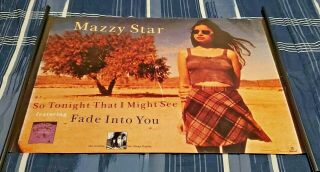 Mazzy Star - So Tonight That I Might See - 1993 Emi Music Canada Poster