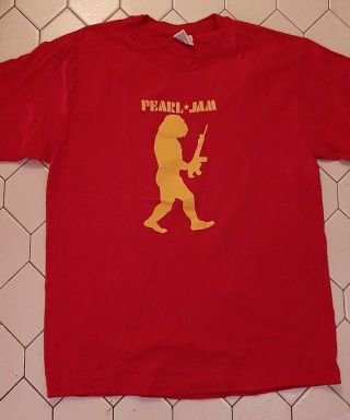 Pearl Jam 1998 Tour Concert T - Shirt - Large -