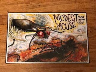Modest Mouse “alone Down There” Framed Poster - 11 X 17