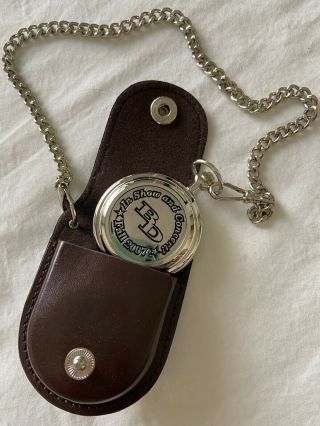 Bob Dylan Pocket Watch With Chain And Case