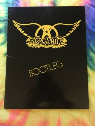 Aerosmith 1977 Bootleg Tour Concert Program Tour Book Steve Tyler Joe Perry