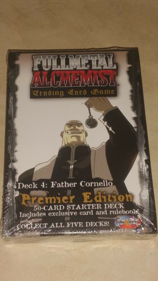 Fullmetal (full Metal) Alchemist Tcg/ccg Starter Deck Father Cornello