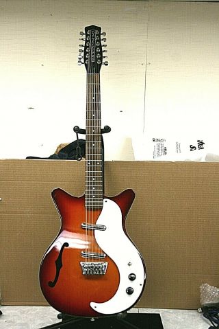 Vintage Danelectro 12 String Electric Guitar With Gig Bag