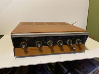 Vintage Tube Amp Heathkit Aa - 100 Daystrom Stereo Integrated Amplifier 12ax7 7199