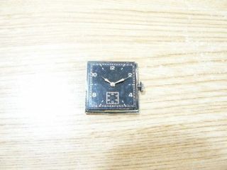 Vintage Ulysse Nardin quadrato men ' s watch,  military ?,  all steel 4