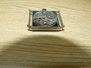 Vintage Ulysse Nardin quadrato men ' s watch,  military ?,  all steel 6