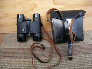 Vintage Leitz Binoculars 8x32 Worked W/original Hard Case.