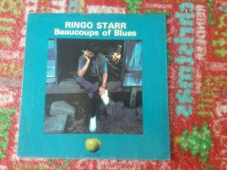 The Beatles Ringo Starr Apple 45 Sleeve Beaucoups Of Blues Picture Sleeve 1970