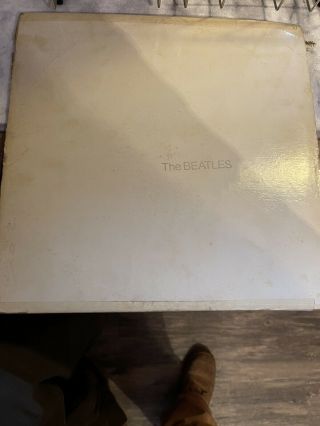 The Beatles White Album Capitol Swbo - 101 Vinyl Orange Label Apple Records
