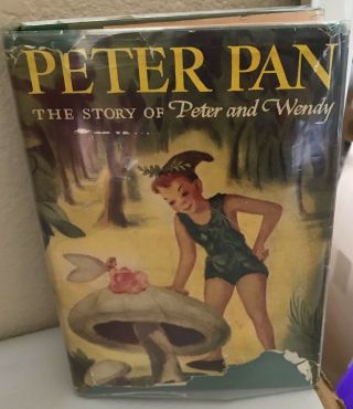 Peter Pan The Story Of Peter And Wendy Barrie 1911 Thrushwood Book Disney