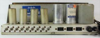 Vintage The Fisher Series 80 - C Mono Tube Preamp Pre - amplifier Red Lettr 5