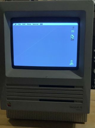 Apple Macintosh Se Superdrive Model M5011 Vintage Computer For