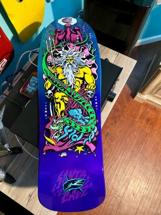 Santa Cruz Skateboard Jessee Neptune 1 Candy Metallic Purple Fade Reissue Deck