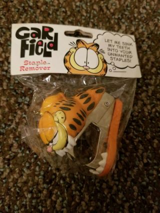 Vintage Garfield Staple Remover By Paws In Package