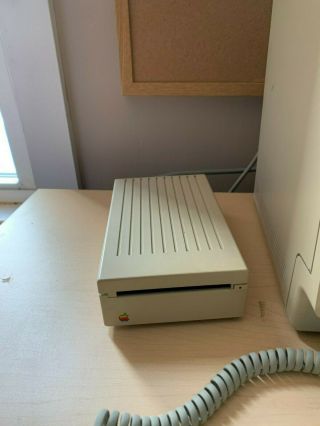 Vintage Apple Macintosh Plus Computer,  Keyboard,  Mouse,  3.  5 Drive,  Printer 4