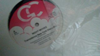 Night Moves Transdance 12 " Lp Gc Recordings U.  K.  Import Electro Synth - Pop Wbmx