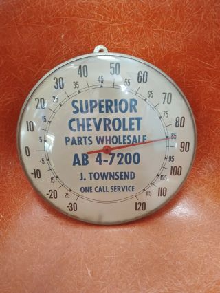 Vintage Chevrolet Dealership 10  Thermometer.