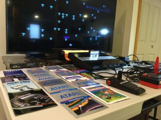 Atari 5200 (4 - port) w/ Four Joysticks (semi - functional) and 23 Games Vintage ‘82 3