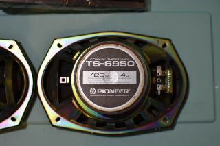 Pioneer TS - 6950 Vintage 6x9 3 - WAY Car Speakers 6