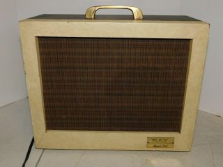 Vintage Kay 703 Guiitar Amplifier Fully Serviced Caps 1960s