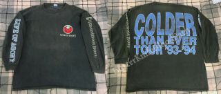 Life Of Agony 1994 T Shirt Xl Blue Grape Vtg River Runs Red Tour Type O Negative