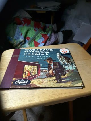 Hopalong Cassidy And The Square Dance Holdup Record And Story Book