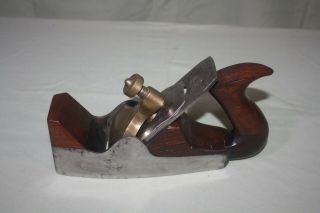 Antique Mathieson Dovetailed Smoother Plane Rosewood Infill Sheffield Vintage